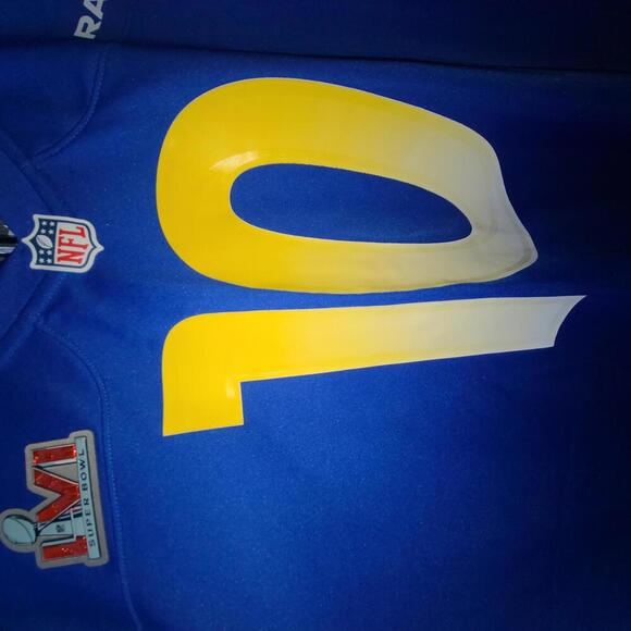 Los Angeles Rams Cooper Kupp #10 Super Bowl LVI Jersey - Size 3XL - Picture 4 of 7